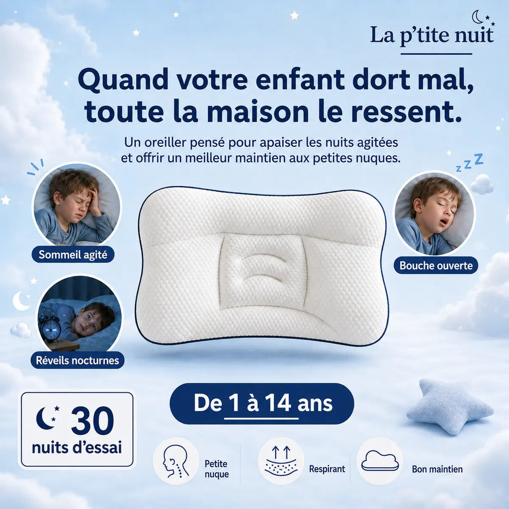 Visuel marketing La Ptite Nuit - nuits qui aident a grandir sereinement